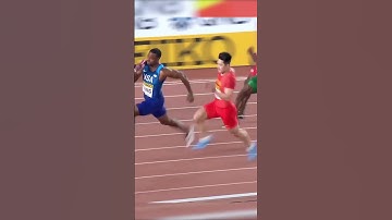 Relay baton exchange in curve | su_bingtian | Sports | Athletics | PT Sir
