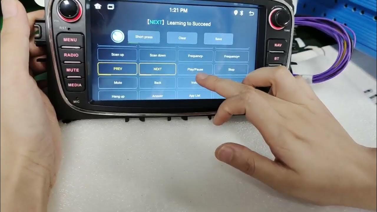 Lehx Car Radio 4coer 8227L button setting video YouTube