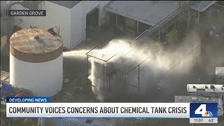 Orange County community voices concerns about Garden Grove chemical tank crisis