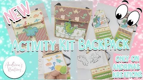 Activity Kit Backpack Tutorial 🎒 | New Template | Silhouette Studio