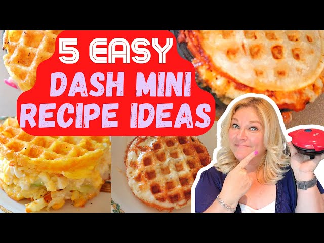 Keto Mini Waffle Maker Recipes: Easy Chaffle Recipe