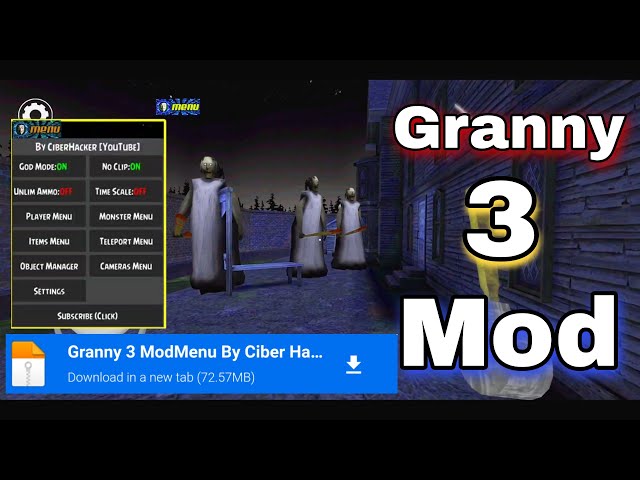 How to Download Granny Chapter 3 MOD MENU