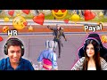 Hr playing with payalgaming funny love scene pubg bgmi funny moments