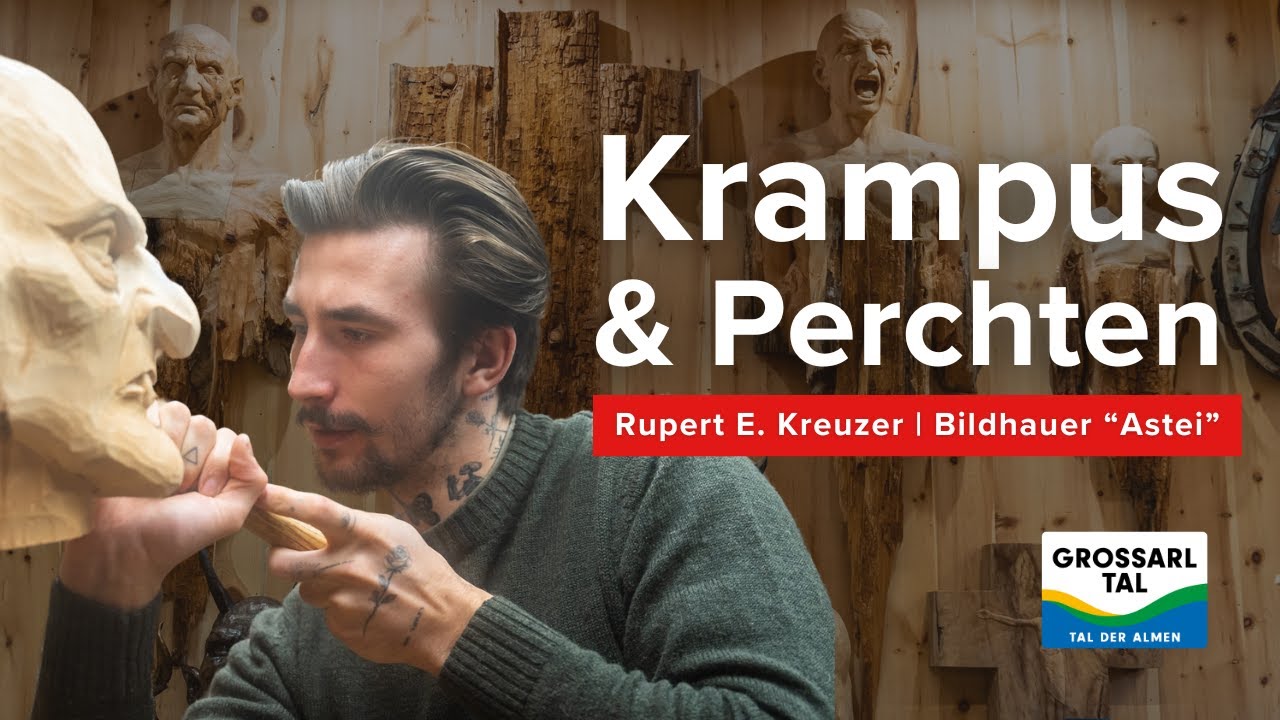 Großarltal persönlich: 😈 Krampus & Perchten von Bildhauer Rupert E. Kreuzer