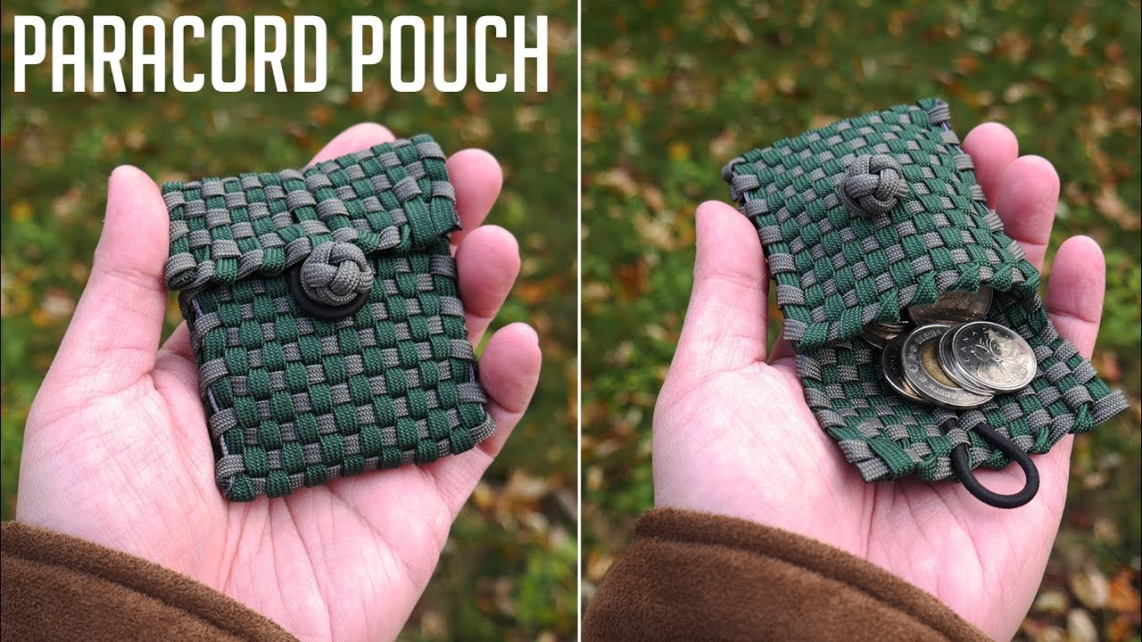 How To Make A Paracord Pouch  DIY Coin Pouch Tutorial 
