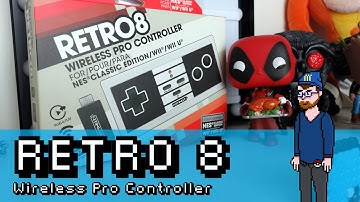 Retro8 Wireless Pro Controller for NES Classic, Wii and Wii U | BestNerdLife