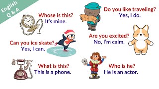 Daily Use English Questions & Answers | Fun Learning Questions and Answers | English for Beginner |