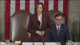 Kamala Harris certifies Trump's electoral victory