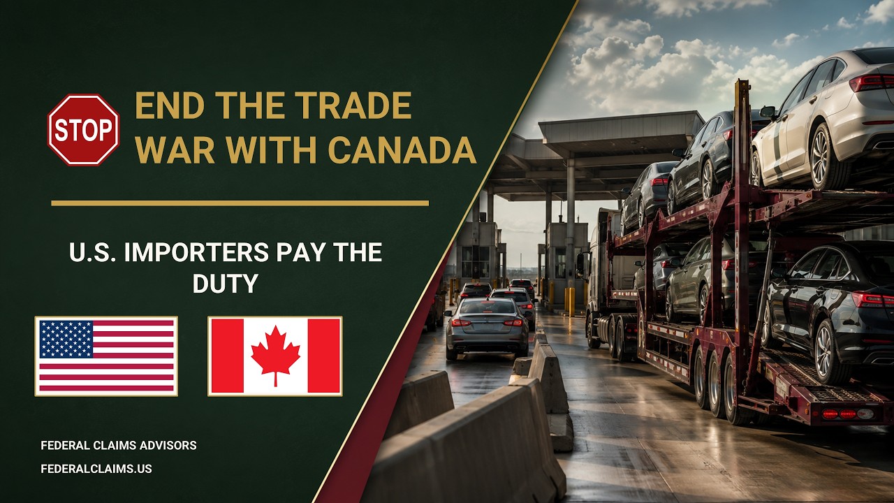 End the Trade War With Canada — U.S. Importers Pay the Duty