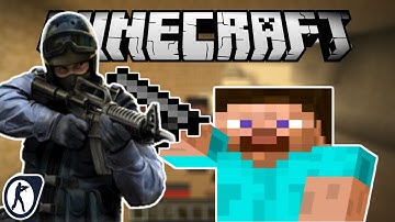 Minecraft: Counter Strike de_dust2