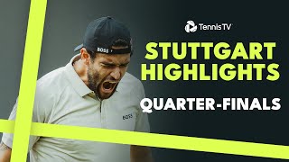Celebrity Tiafoe vs Draper; Berrettini, Musetti & Bublik In Action | Stuttgart 2024 Quarter-Finals Highlights Wealth