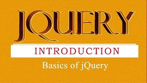 jQuery Tutorial #1 - jQuery Introduction for Beginners