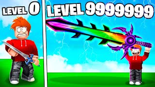 CHOP GOT MOST POWERFUL LEVEL 999,999,999 ROBLOX SWORD