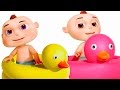 Five Little Babies Bathing In a Tub | Zool Babies Fun Songs | Nursery Rhymes For Babies