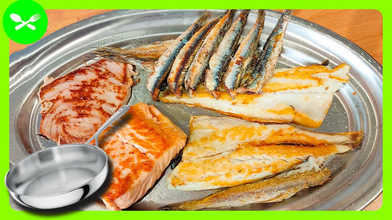 Cocinar PESCADO en SARTEN de ACERO INOXIDABLE ▶ SIN QUE SE PEGUE ✅
