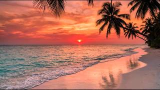 Soft Ocean Waves at Tropical Sunset 🌅 Calm Nature Sounds | Relaxing Ocean Waves screenshot 5