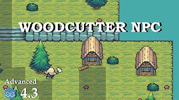 Create a woodcutter npc with several navigation region - Learn Godot 4 2D - no talking