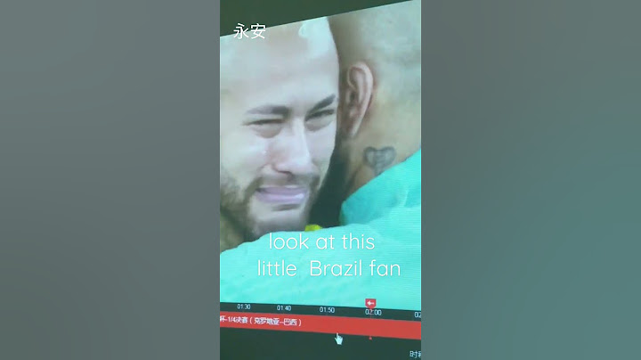 Brazil fans crying moment