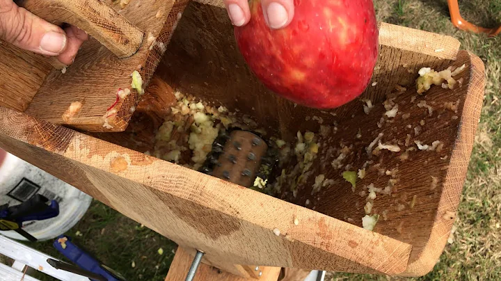 Homemade Apple Grinder and Press - DIY Apple Cider!