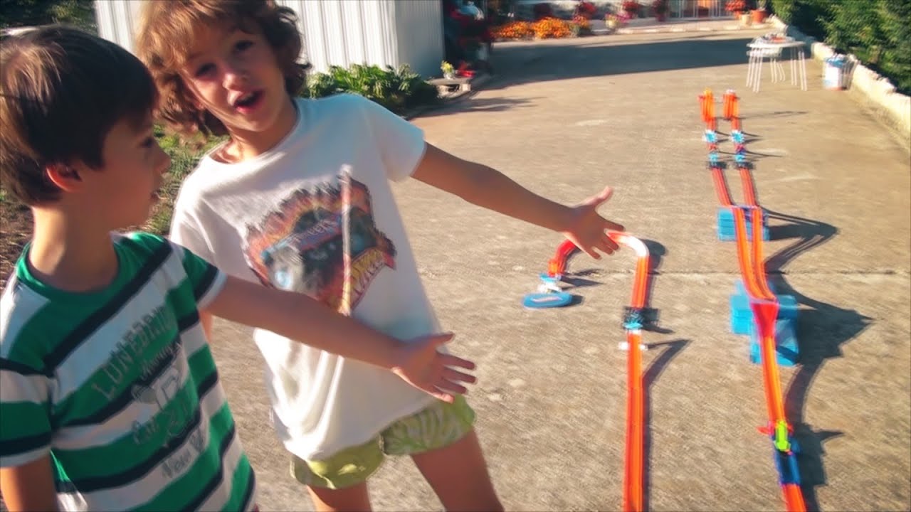Hot Wheels Track Builder Carreras Hot Wheels Express YouTube