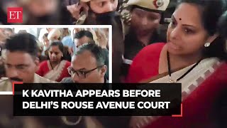 Delhi excise policy case: BRS MLC K Kavitha appears before Rouse Avenue Court, says 'arrest illegal'