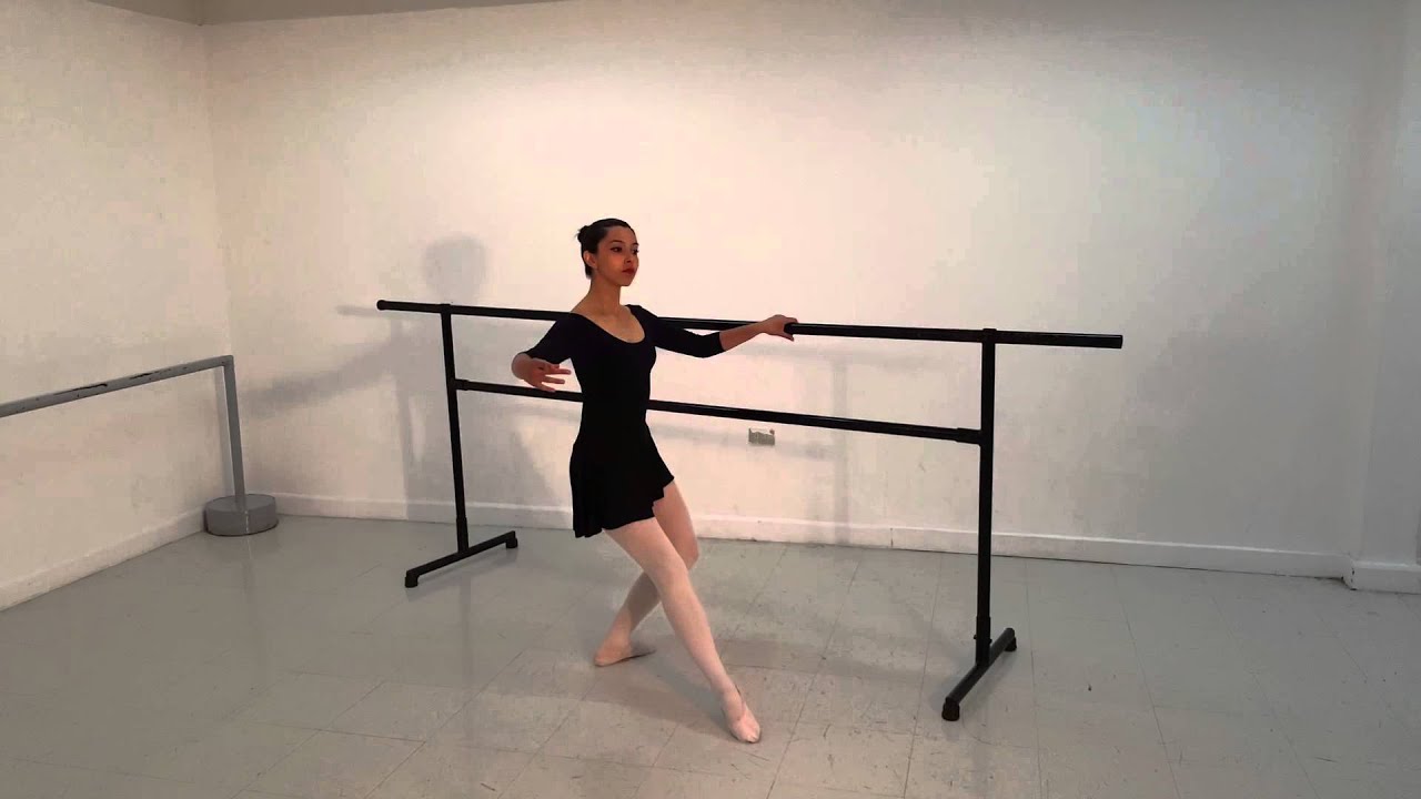 Battements Tendus and Battemants Glisses Grade 6 RAD - YouTube