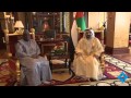 محمد بن راشد يستقبل الرئيس السنغالي
