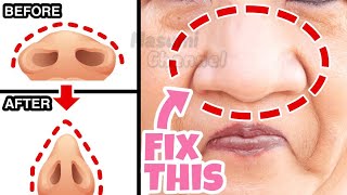 Best Nose Slimming Exercises to Reshape Nose Fat, Get Slim Nose Without Surgery?