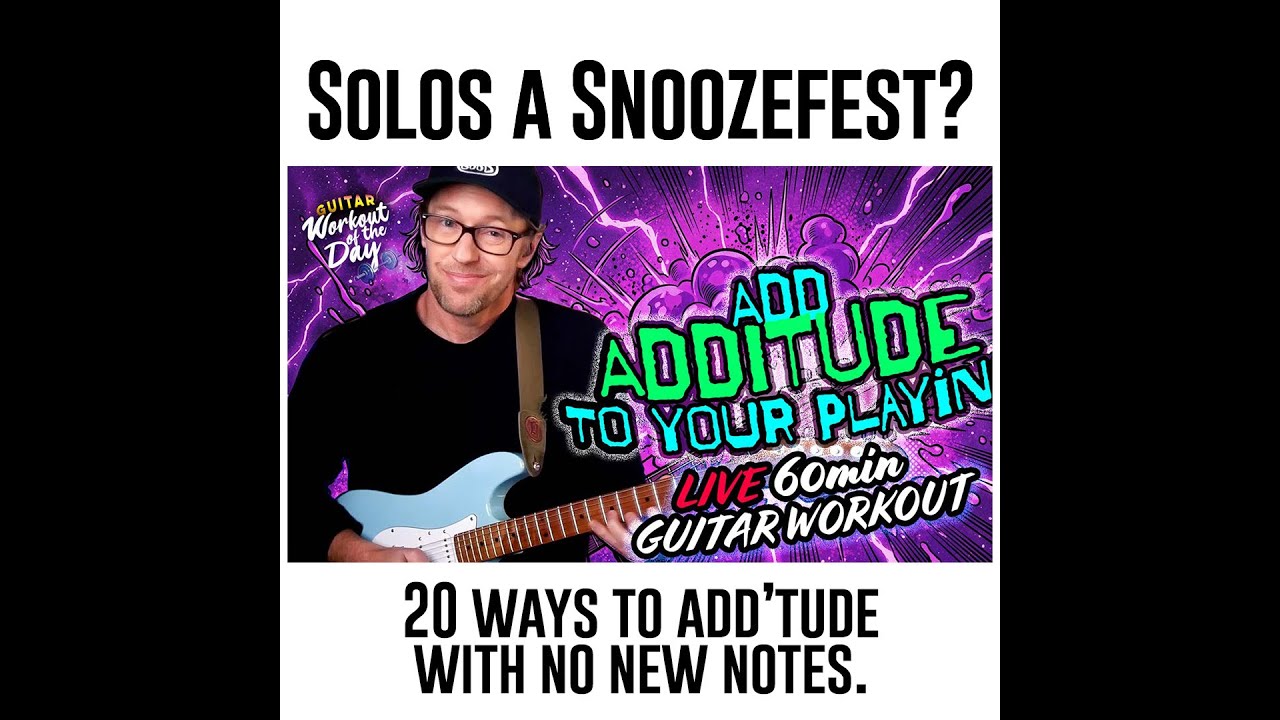 🎸Solos are a Snoozefest? Here's 20 Ways to Add Personality, NOT New Notes.