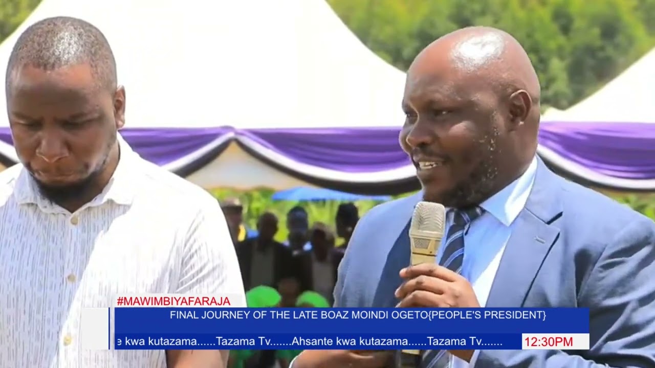 Boaz Ogeto's close friend and classmate left many in tears