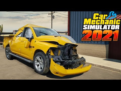 Видео: Новое DLC Jeep | RAM - Реставрация RAM 1500 Yellow Sport - Car Mechanic Simulator 2021 #211