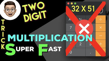 How to multiply 2 digit numbers up to 100 - without calculator - fast math tricks | Lessonade