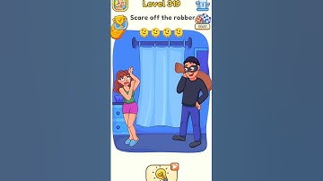 Scare off the robber | Dop 5 (Delete One part 5)| Dop 5 Level 319 | #dop5 #viral #trending #shorts
