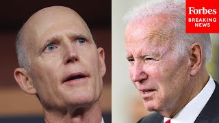 'Makes Me Furious': Rick Scott Laces Into Biden Over Continuing Inflation