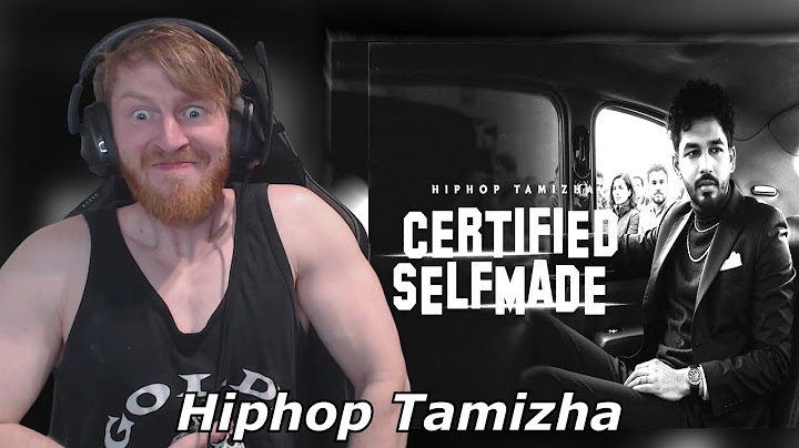 Certified Self Made | Hiphop Tamizha | Official Lyric Video • Reaction By Foreigner