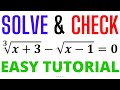 Can You Solve this Challenging Radical Equation? | Simple Explanation