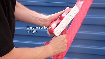 How to apply a Cordstrap Heavy Duty Dynamic Cargo Securing Solution using a Pneumatic Tensioner