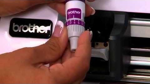 Brother ScanNCut Feature: Working with ScanNCut Blades