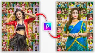 Mosaic Photo Editing in Mobile || PicsArt New Photo Editing in Telugu screenshot 3