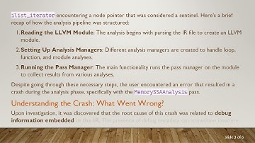 Solving the Issues When Iterating over llvm::Function to Get Analysis Results
