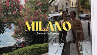 Summer in Milan Vlog (Lake Como) | Italy Travel Vlog 2023