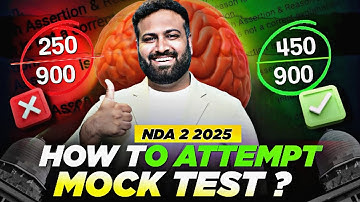 Right Way To Attempt NDA Mock Test 2025✨ UPSC NDA 2 2025 | Learn With Sumit