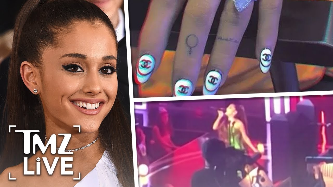 Ariana Grande Covers Up Pete Davidson Tattoo | TMZ Live - YouTube