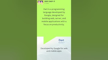 Dart interesting facts | Very Easy IT |  #programming #easy #facts #dart