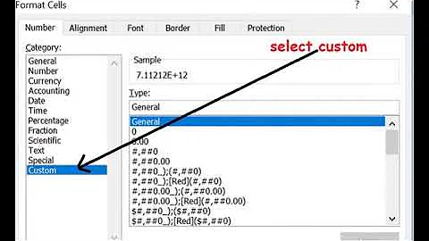 Numbers not showing properly in Excel