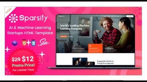 Sparsity - AI & Machine Learning Startups Template | Themeforest Templates