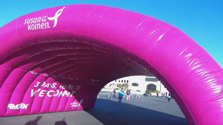 A sea of pink in San Diego | Participants kick off...