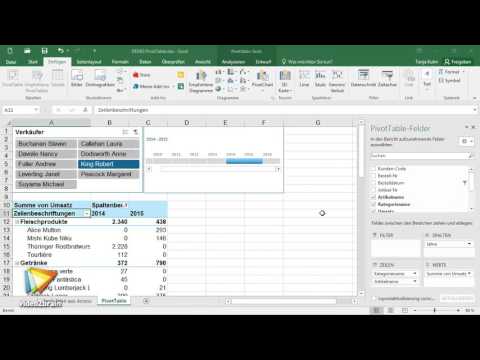 Excel 2016: Pivot-Tabellen Tutorial: Einsatz von Pivot-Tabellen