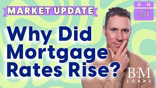 Why Did Mortgage Rates Rise This Month?/ Friday Market Update: March 1st 2024 w/ BRIAN MANNING