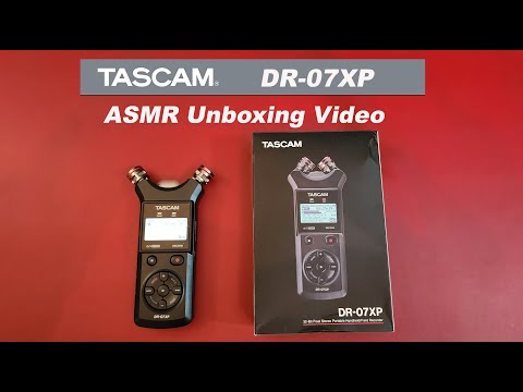 【高性能マイク】TASCAM DR-07X【ASMR】 ASMR】マイクを収納している箱の音（タッピング、なぞる、摩擦